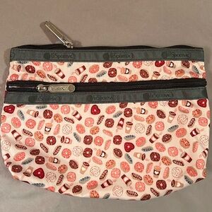 NWOT LeSportsac double zip pouch